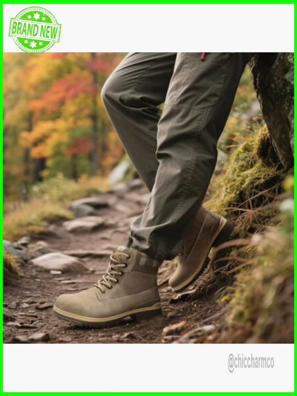 Women's Winter Snow Boots Lightweight Ankle Hiking Fur Lined Lace Up Trekking - Picture 6 of 7